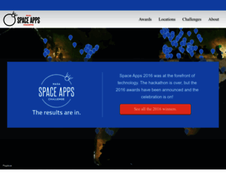 2016.spaceappschallenge.org screenshot