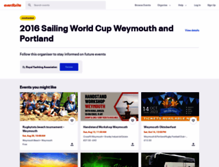 2016sailingworldcupgb.eventbrite.co.uk screenshot