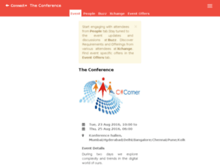 2016theconference.connectplus.me screenshot