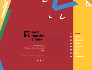 2017.formfunctionclass.com screenshot