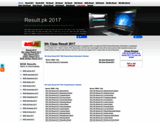 2017.result.pk screenshot