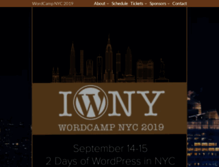 2019.nyc.wordcamp.org screenshot