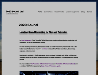 2020sound.co.uk screenshot