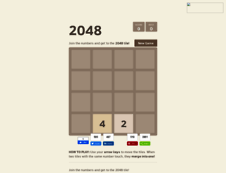 2048-puzzle.blogspot.com.es screenshot