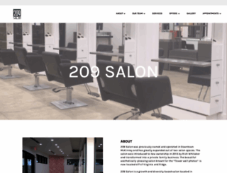 209-salon.com screenshot