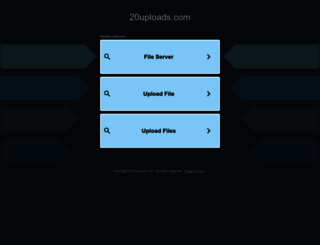 20uploads.com screenshot