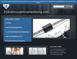 21stcenturyarticlemarketing.com screenshot
