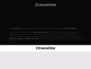 23.second-timer.com screenshot