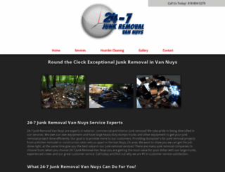 24-7junkremovalvannuys.com screenshot