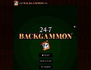 247backgammon.org screenshot