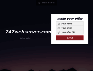 247webserver.com screenshot