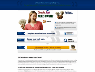 24cashnow.com screenshot