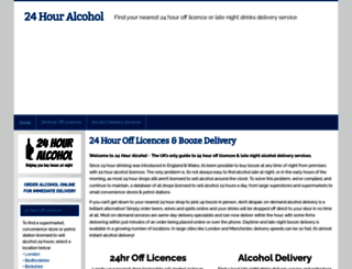 24houralcohol.co.uk screenshot