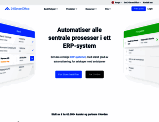 24sevenoffice.no screenshot