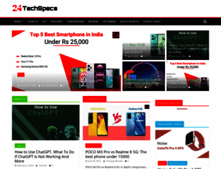 24techspecs.com screenshot