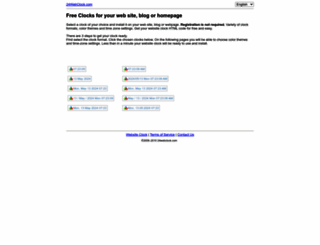 24webclock.com screenshot