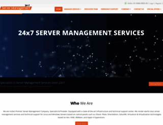 24x7servermanagement.com screenshot