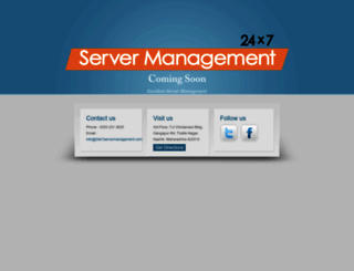 24x7servermanagement.net screenshot