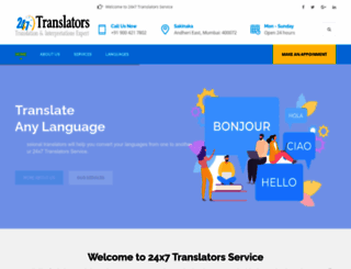 24x7translators.com screenshot