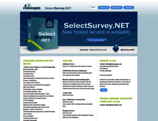 26.selectsurvey.net screenshot