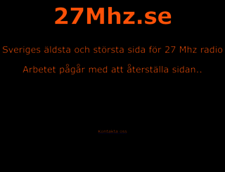 27mhz.se screenshot