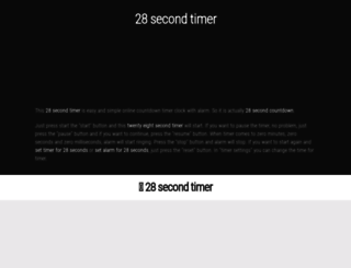 28.second-timer.com screenshot