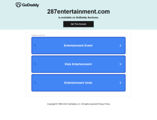 287entertainment.com screenshot
