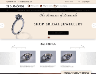 28diamonds.com screenshot