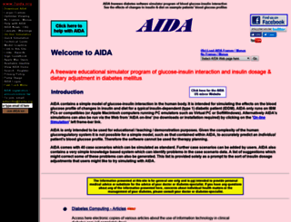 2aida.org screenshot