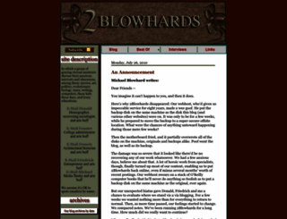 2blowhards.com screenshot