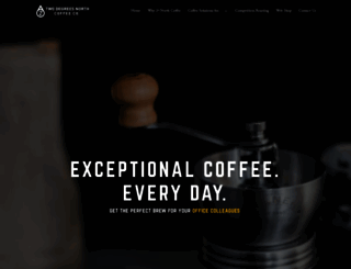 2degreesnorthcoffee.com screenshot