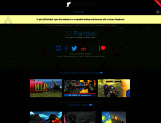 2dpaintball.com screenshot