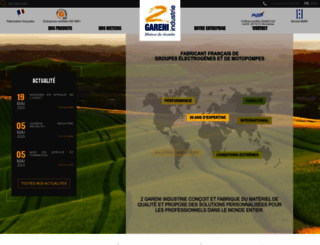 2gareni-industrie.com screenshot