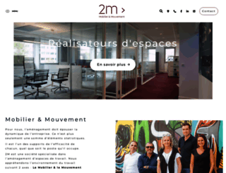 2m-mobilier-bureau.com screenshot