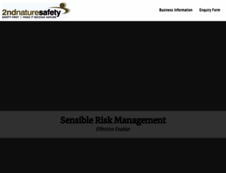 2ndnaturesafety.co.uk screenshot