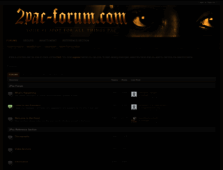 2pac-forum.com screenshot