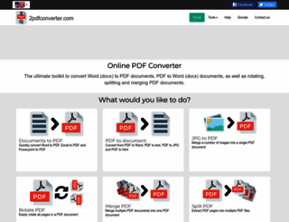 2pdfconverter.com screenshot