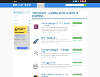 2ra5-descargar.phpnuke.org screenshot