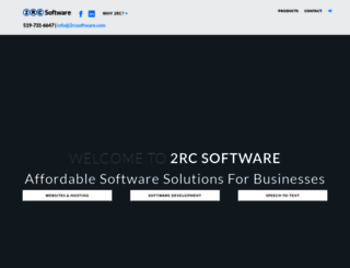 2rcsoftware.com screenshot