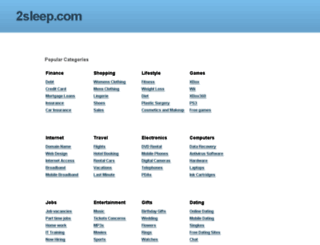 2sleep.com screenshot