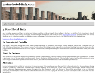 3-star-hotel-italy.com screenshot