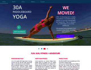 30apaddleboardyoga.com screenshot