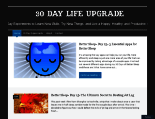 30daylifeupgrade.wordpress.com screenshot