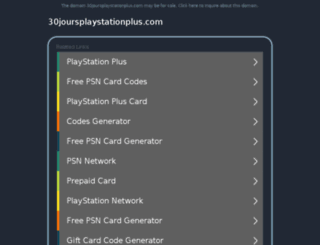 30joursplaystationplus.com screenshot