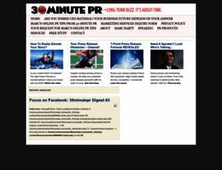 30minutepr.com screenshot