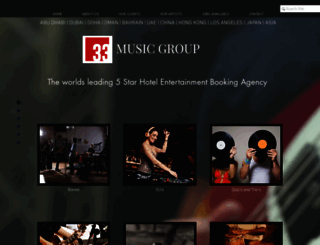 33musicgroup.com screenshot