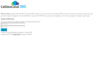 360.calliduscloud.com screenshot