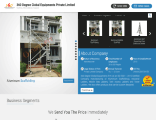 360degreealuminiumscaffoldings.com screenshot