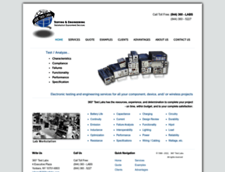 360testlabs.com screenshot