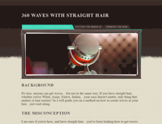 360waveswithstraighthair.weebly.com screenshot